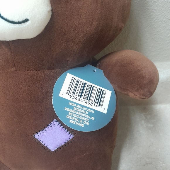 Brown Teddy Bear Kids Plush Toy NWT Size:OS  Seasonal Collection - Picture 8 of 8